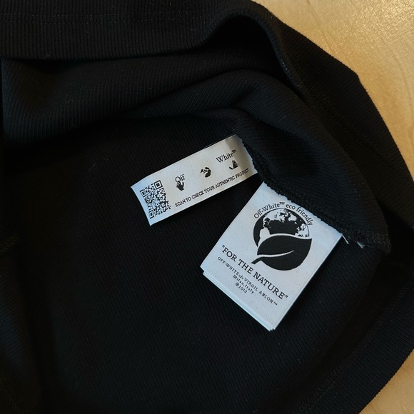 Off White Basic Ribbed Shirt - Picture 5 of 8